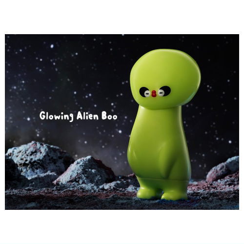 POPMART FLABJACKS Banana Boo Fantastic Galactic series [1.Glowing Alien Boo]