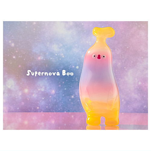 POPMART FLABJACKS Banana Boo Fantastic Galactic series [7.Supernova Boo]