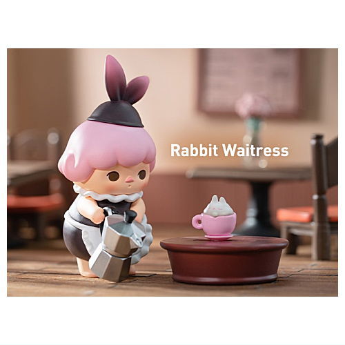 POPMART PUCKY Rabbit Cafe Series [11.Rabbit Waitress]