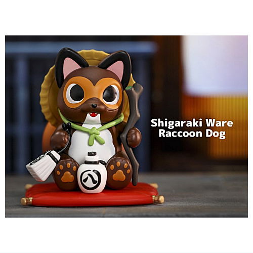 POPMART KAIJU NEGORA Lucky Things series [9.Shigaraki Ware Raccoon Dog]