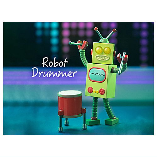 POPMART Peking Monster Community Series [5.Robot Drummer]