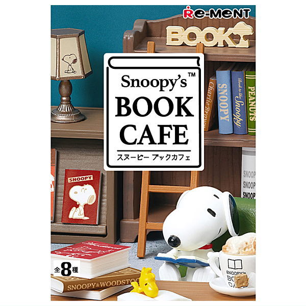 PEAMUTS Snoopy's BOOK CAFE [All 8 type set(Full Complete)]