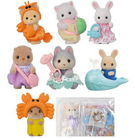 Sylvanian Families BB-09 Baby Collection Baby Sea Friend Series [All 8 type set (Full Complete)]