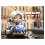 POPMART SKULLPANDA Laid Back Tomorrow series [2.BLUE WATER SHORTCUT]