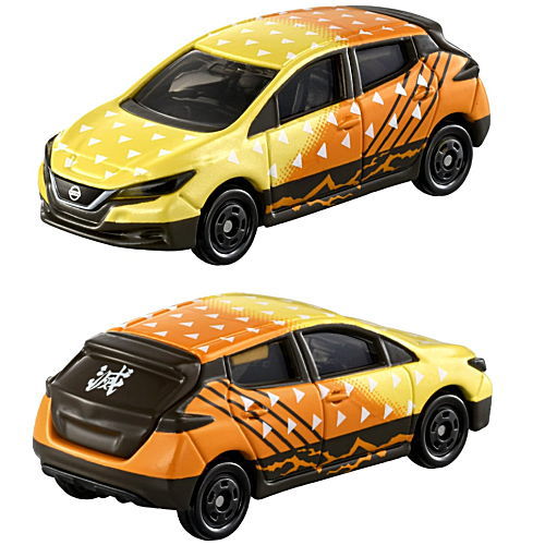 Kimetsu no Yaiba Tomica Special Color Collection [3.Zenitsu Agatsuma (Pearl Color Ver.): Nissan Leaf]