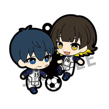 Rubber Mascot Buddy Colle Bluelock [1.Yoichi Isagi & Meguru Bachira]