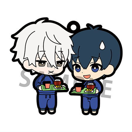 Rubber Mascot Buddy Colle Bluelock [3.Seishirou Nagi & Yoichi Isagi]