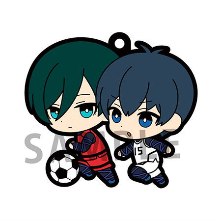 Rubber Mascot Buddy Colle Bluelock [4.Rin Itoshi & Yoichi Isagi]
