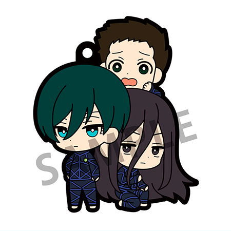 Rubber Mascot Buddy Colle Bluelock [6.Rin Itoshi & Juubei Aryuu & Aoshi Tokimitsu]