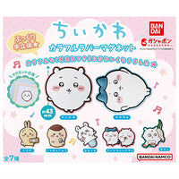 GASHABOX Chiikawa Colorful Rubber Magnet [All 7 type set(Full Complete)]