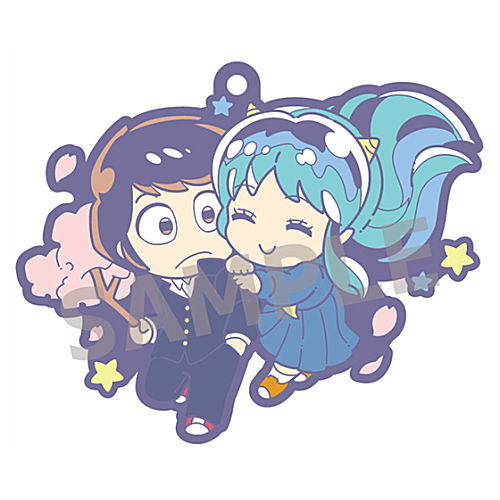 Rubber Mascot Buddy Collection Urusei Yatsura [1.Ataru & Lum (A)]