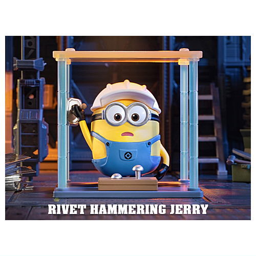 POPMART Minions At Work series [6.RIVET HAMMERING JERRY]