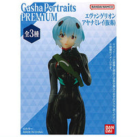 Gasha Portraits PREMIUM EVANGELION Rei Ayanami [All 3 type set(Full Complete)]