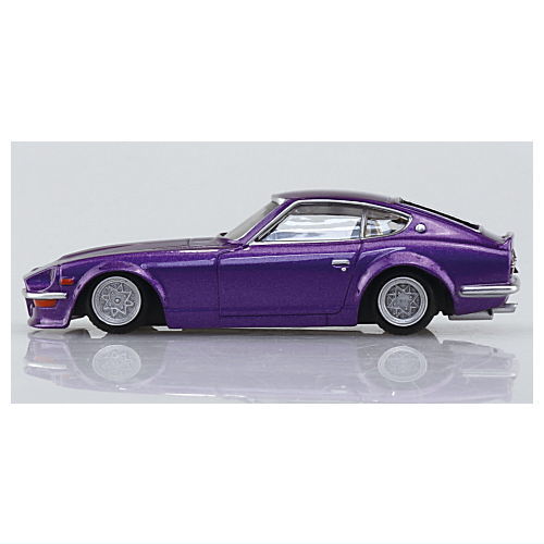 1/64 Diecast Mini Car Grachan Collection Part.15 [1.S30 Fairlady Z 1969 (S30) (1): Purple]
