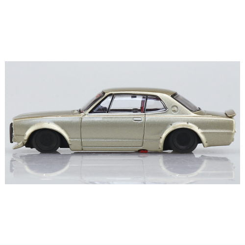 1/64 Diecast Mini Car Grachan Collection Part.15 [3.LB Works Hakosuka 2Dr 1971 (GC10) (1): Champagne Gold]