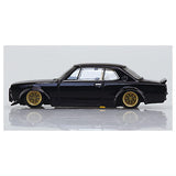 1/64 Diecast Mini Car Grachan Collection Part.15 [4.LB Works Hakosuka 2Dr 1971 (GC10) (2): Black]