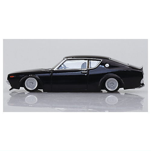 1/64 Diecast Mini Car Grachan Collection Part.15 [8.Kenmeri GT-R 1973 (KPGC110) (2): Black]