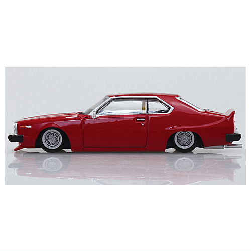 1/64 Diecast Mini Car Grachan Collection Part.15 [10.Japan 2Dr 1979 (C210) (2): Red]