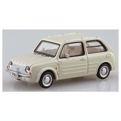 1/64 Nissan Pike Car Collection [6.PAO Ivory]