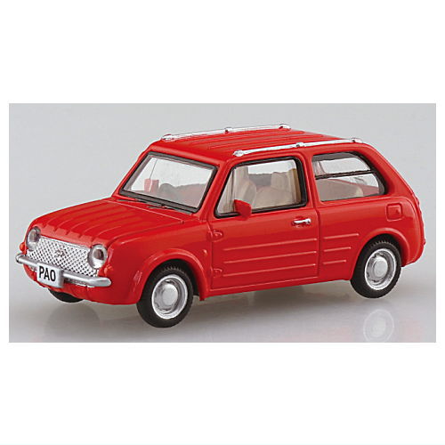 1/64 Nissan Pike Car Collection [8.PAO Citrus Red(original color)]