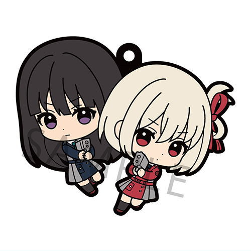 Rubber Mascot Buddy Colle Lycoris Recoil [1.Chisato Nishikigi & Takina Inoue 1]