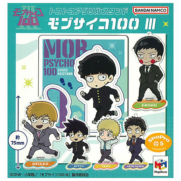 Tokotoko Acrylic Stand Mob Psycho 100 III [All 6 type set(Full Complete)]