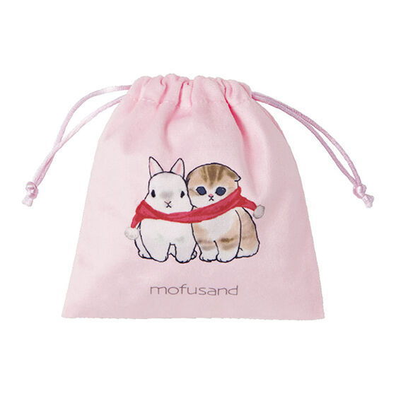 GASHABOX mofusand mofumofu kinchaku pouch [1.Design A]