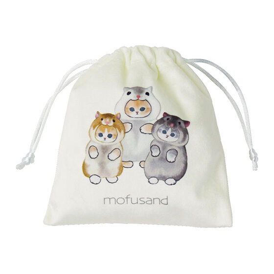 GASHABOX mofusand mofumofu kinchaku pouch [4.Design D]