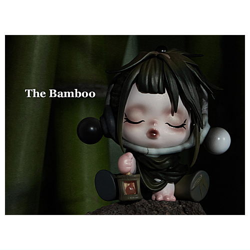 POPMART SKULLPANDA The Ink Plum Blossom Series [3.The Bamboo]