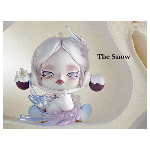 POPMART SKULLPANDA The Ink Plum Blossom Series [4.The Snow]