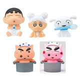 Charayu Figure Collection Crayon Shin-chan Nonbiri Bath Time [All 5 type set(Full Complete)]