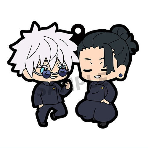 Rubber Mascot Buddy Colle Jujutsu Kaisen Vol.4 Kaigyoku Gyokusetsu [1.Satoru Gojo & Suguru Geto]