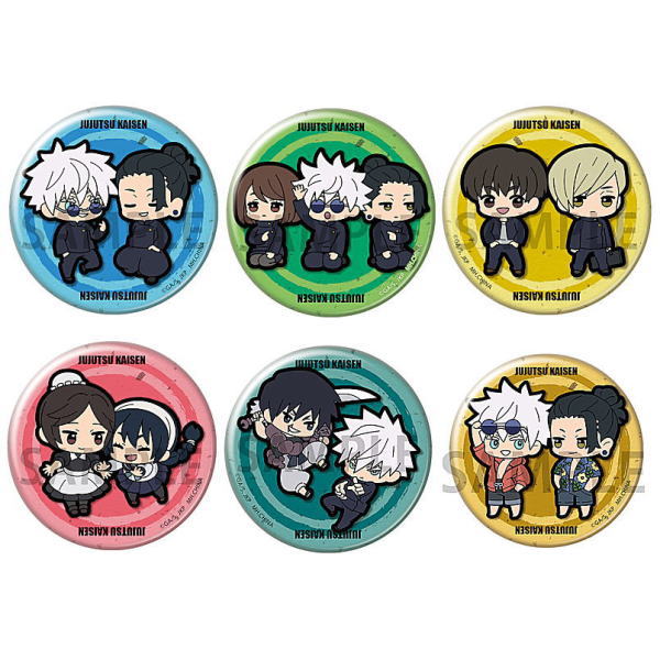 Can Badge Collection Jujutsu Kaisen Buddy Collection Kaigyoku Gyokusetsu [All 6 type set(Full Complete)]