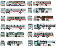 The Bus Collection Nishitetsu Bus Special [Normal 12 type set(secret is NOT including)]