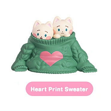 Dr. MORICKY Art figure collection [8.Heart Print Sweater]