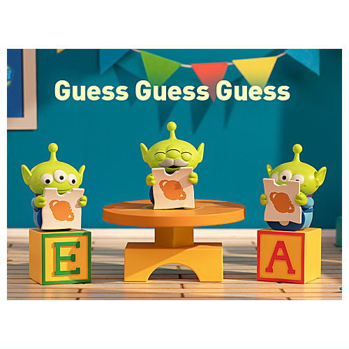 POPMART Disney/Pixar ALIEN PARTY GAMES Series Scene Set [5.Guess Guess Guess]