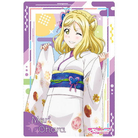 Love Live! Sunshine!! Wafer Aqours 5th Anniversary Part.3 [8.Bromide card8: Mari Ohara (Haregi costume)]