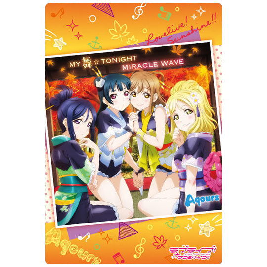 Love Live! Sunshine!! Wafer Aqours 5th Anniversary Part.3 [14.Music card5: MY Mai TONIGHT]