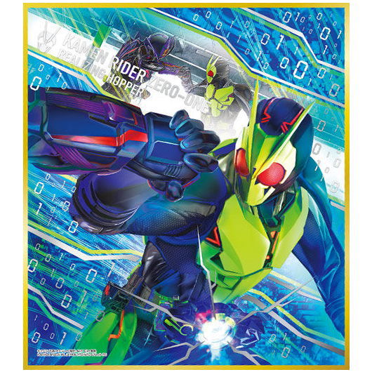 Kamen Rider Shikishi ART8 [5.Kamen Rider Zero-One Realizing Hopper vs Kamen Rider Horobi Ark Scorpion (Silver foil stamping)]