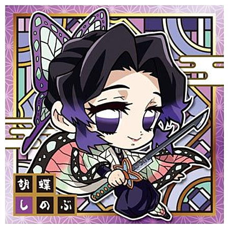 Kimetsu no Yaiba Deforme Sticker Wafer Part.3 [10.Shinobu Kocho (Rare)]