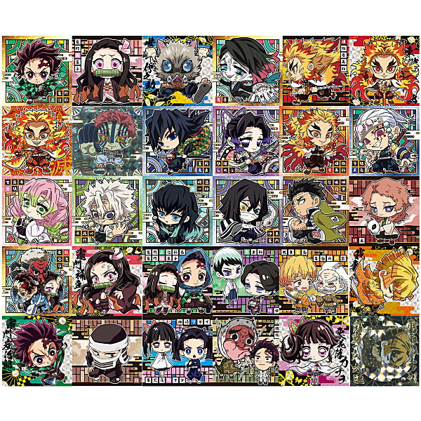 Kimetsu no Yaiba Deforme Sticker Wafer Part.3 [All 30 type set(Full Complete)]