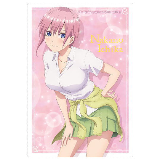The Quintessential Quintuplets Wafer [18.Visual Card 1: Ichika Nakano]