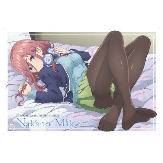 The Quintessential Quintuplets Wafer [20.Visual Card 3: Miku Nakano]