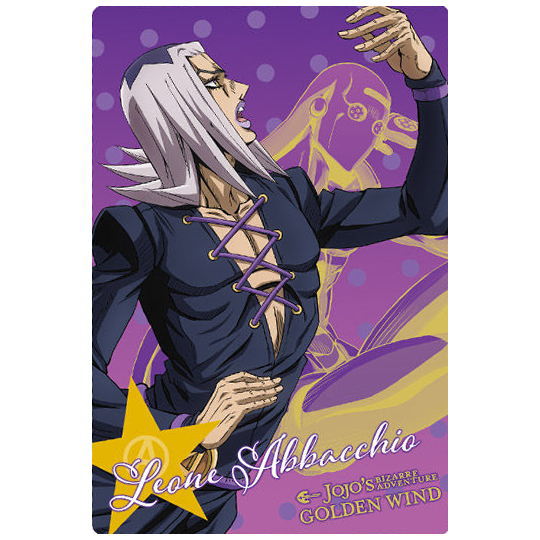 JoJo's Bizarre Adventure Golden Wind Wafer Part.2 [4.Character Card 4: Leone Abbacchio]