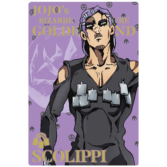 JoJo's Bizarre Adventure Golden Wind Wafer Part.2 [15.Character Card 15: Scolippi]