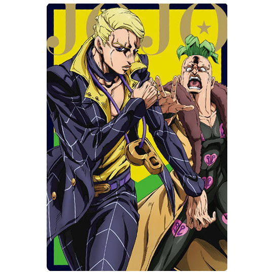 JoJo's Bizarre Adventure Golden Wind Wafer Part.2 [27.SP Card 5: Prosciutto & Pesci]