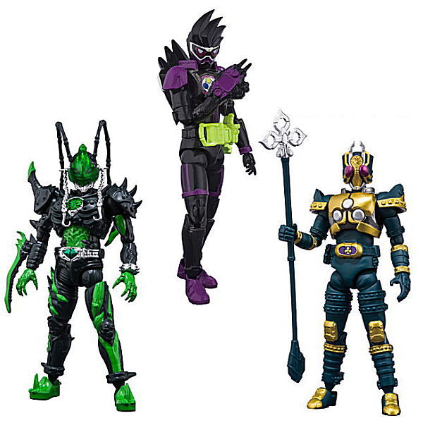 SHODO-O Kamen Rider Part.5 [Assorted 3 type set (1.Kamen Rider Genm Action Gamer Level 2/5.Joker Undead/7.Kamen Rider Leangle)]