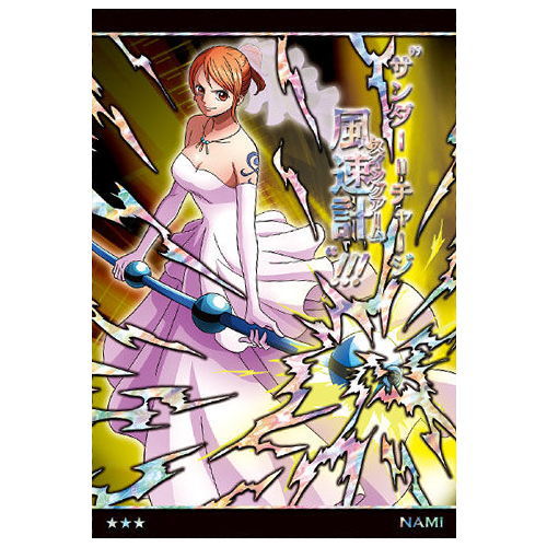 ONE PIECE Wafer Tenka Musou no Daikaizoku [18.SR�FNo.8-18 Nami  (Holo foil stamping)]