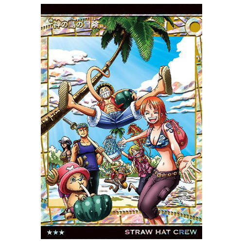 ONE PIECE Wafer Tenka Musou no Daikaizoku [23.SR�E½FNo.8-23 Straw Hat Pirates (Holo foil stamping)]