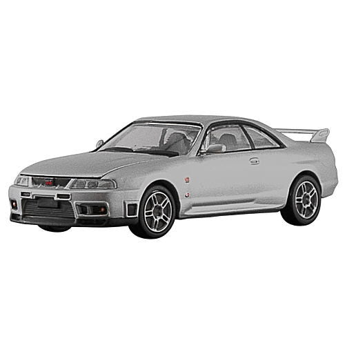 1/64 Scale Japanese Classic Car Selection Vol.11 Legend SKYLINE [4.1-D Nissan Skyline GT-R V-spec Sonic Silver]